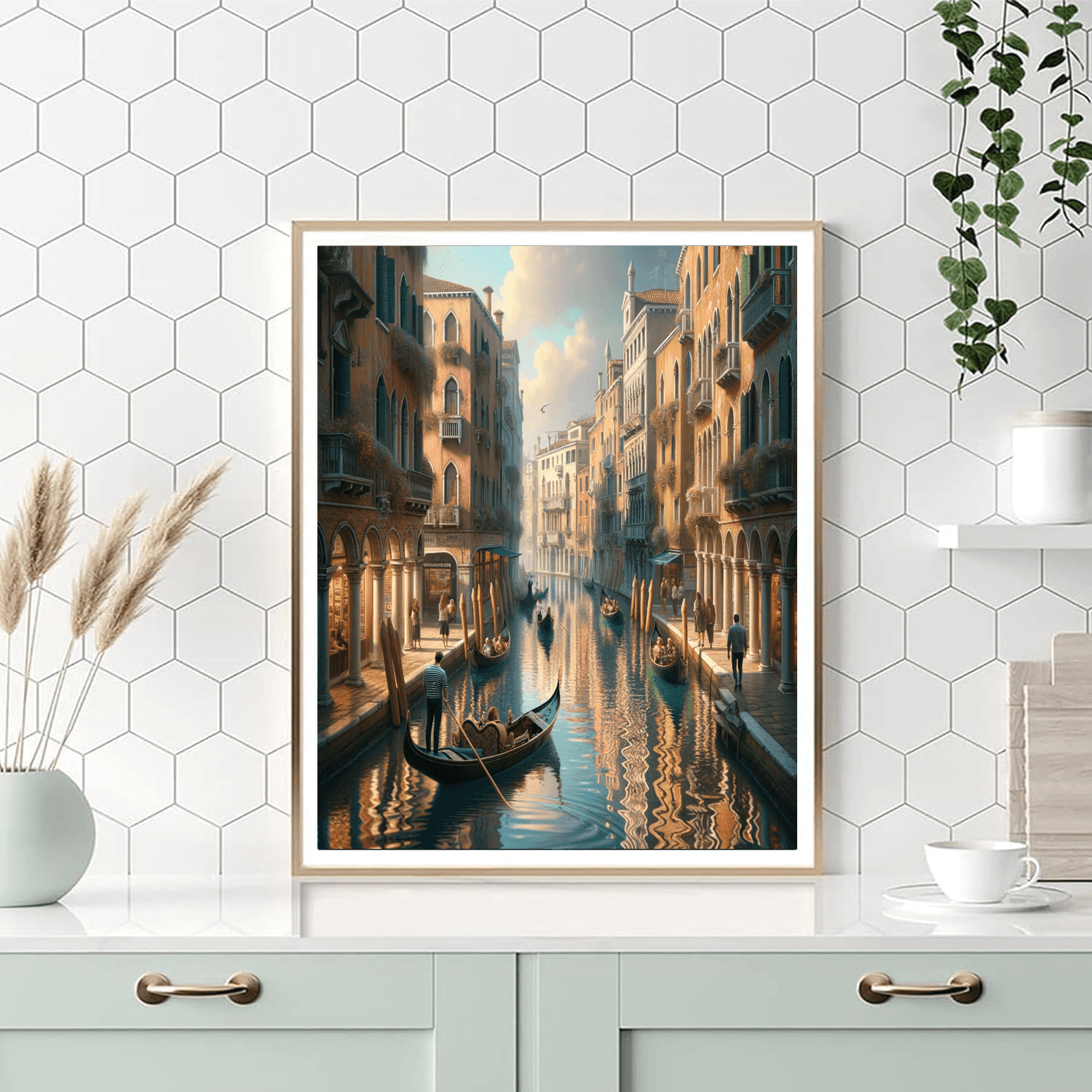 Venetian Canal Serenity Paint By Numbers