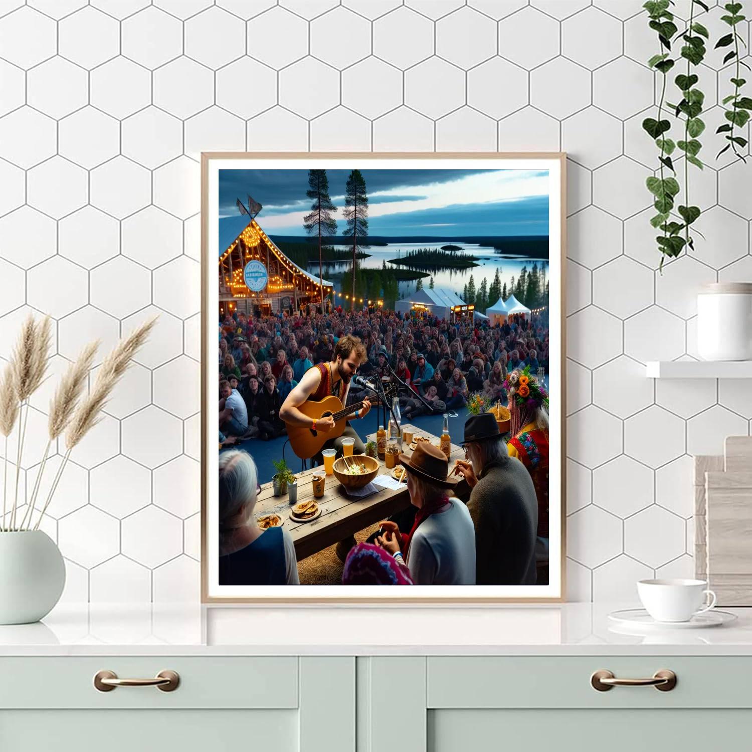 Midnight Sun Festival - Finland Paint By Numbers