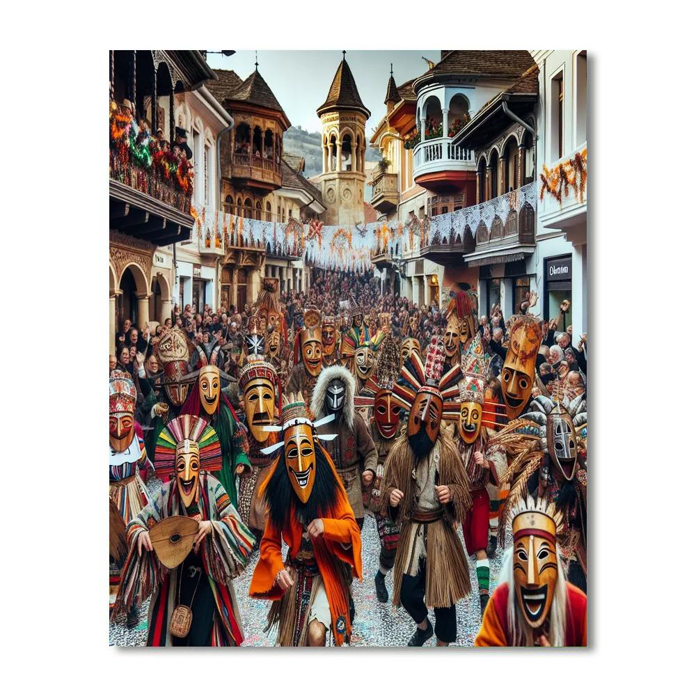 Busó Festival - Hungary Paint By Numbers