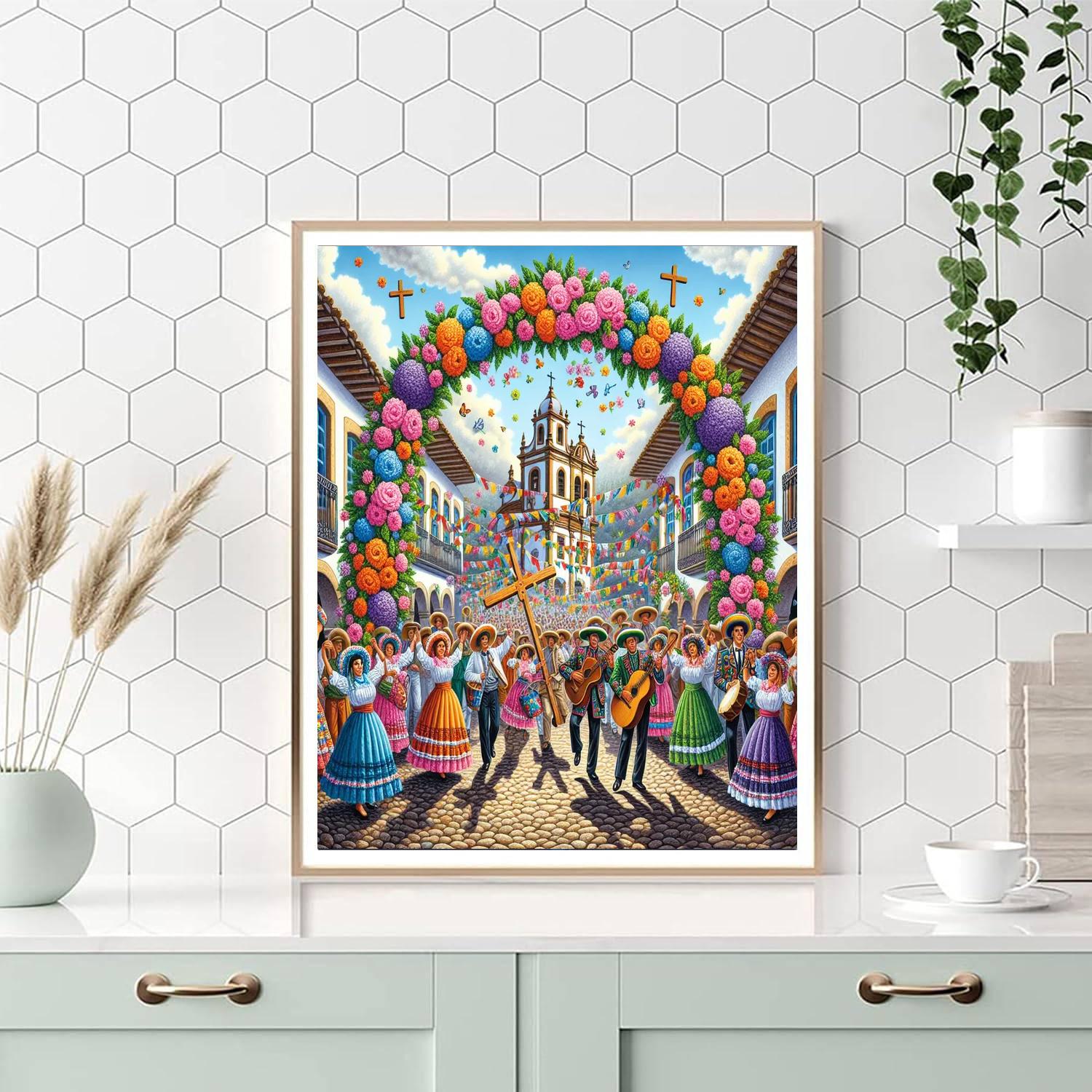 Festa Das Cruzes - Portugal Paint By Numbers Kits