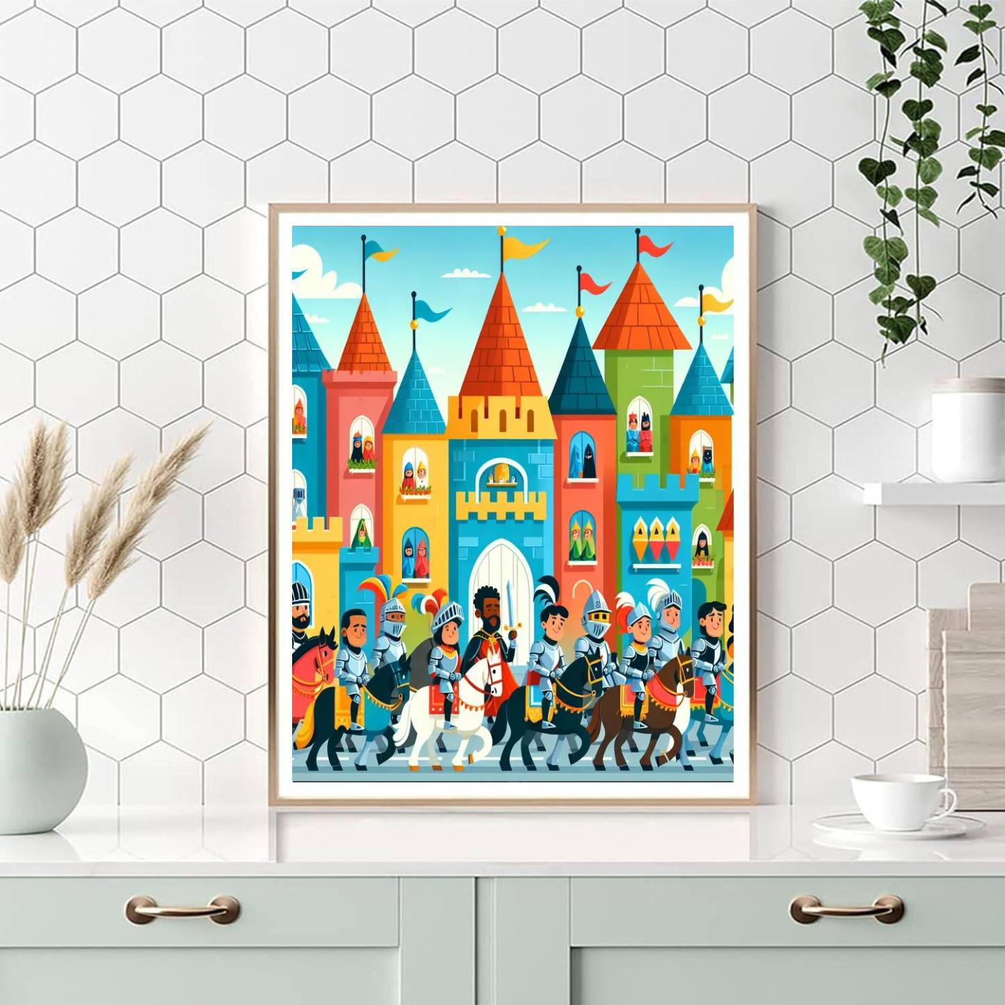Royal Kingdom Parade Number Painting