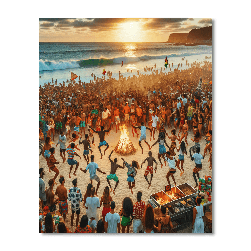 Fiesta De San Juan - Puerto Rico DIY Paint By Numbers