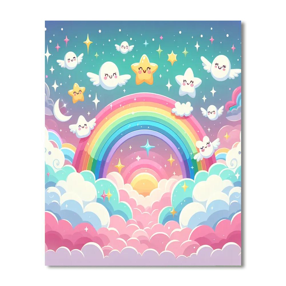 Magic In The Skies Number Painting