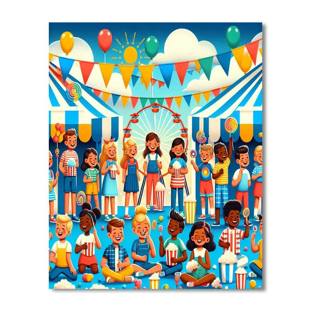 Magical Carnival Adventure Paint By Color