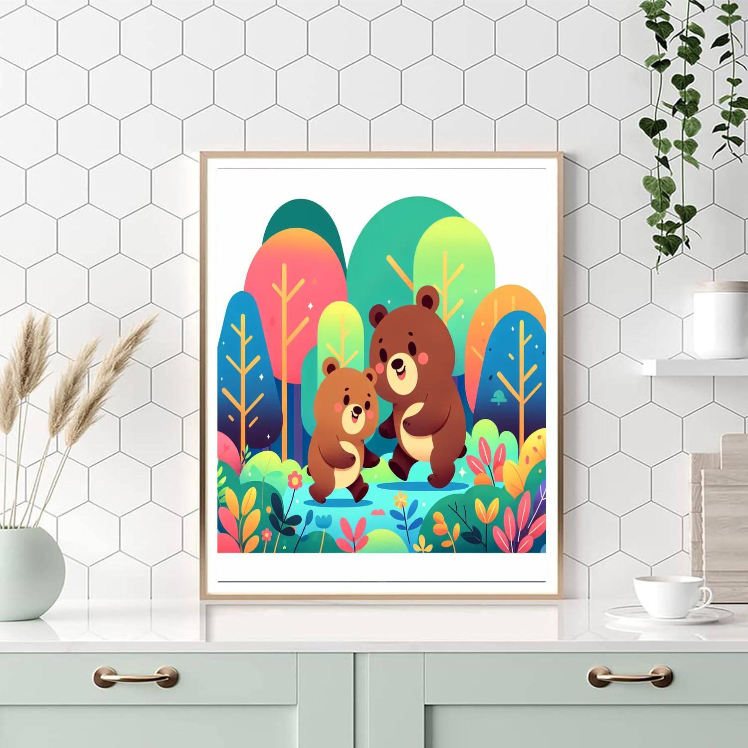Caring Cubs Expedition Numbered Painting Kits