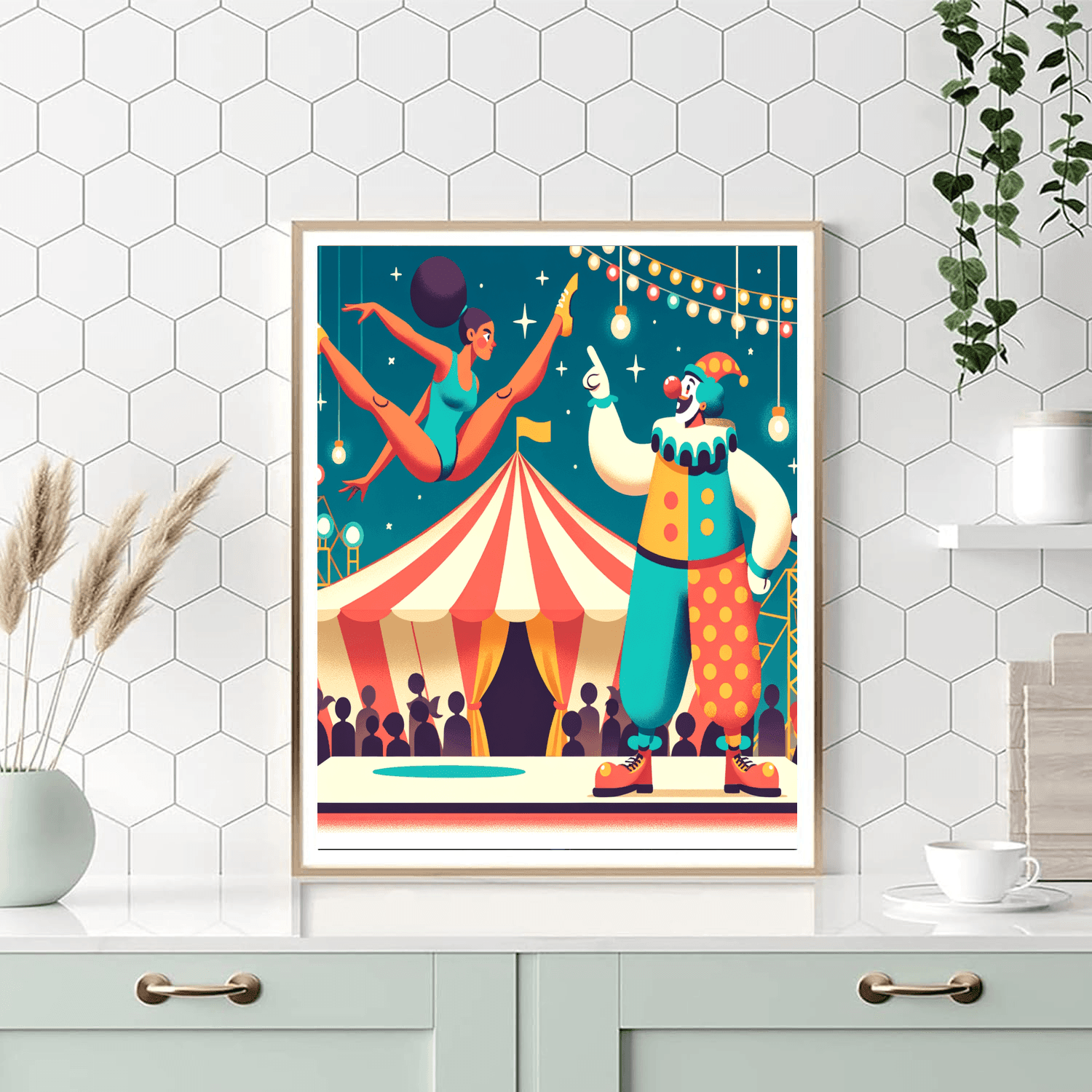 Circus Performers' Gala Paint By Numbers Kits