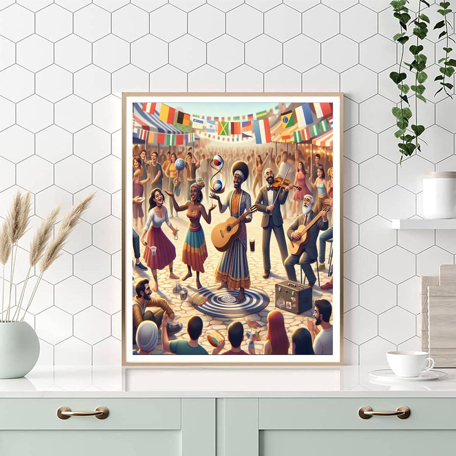 International Buskers Festival - New Zealand Numbered Painting Kits