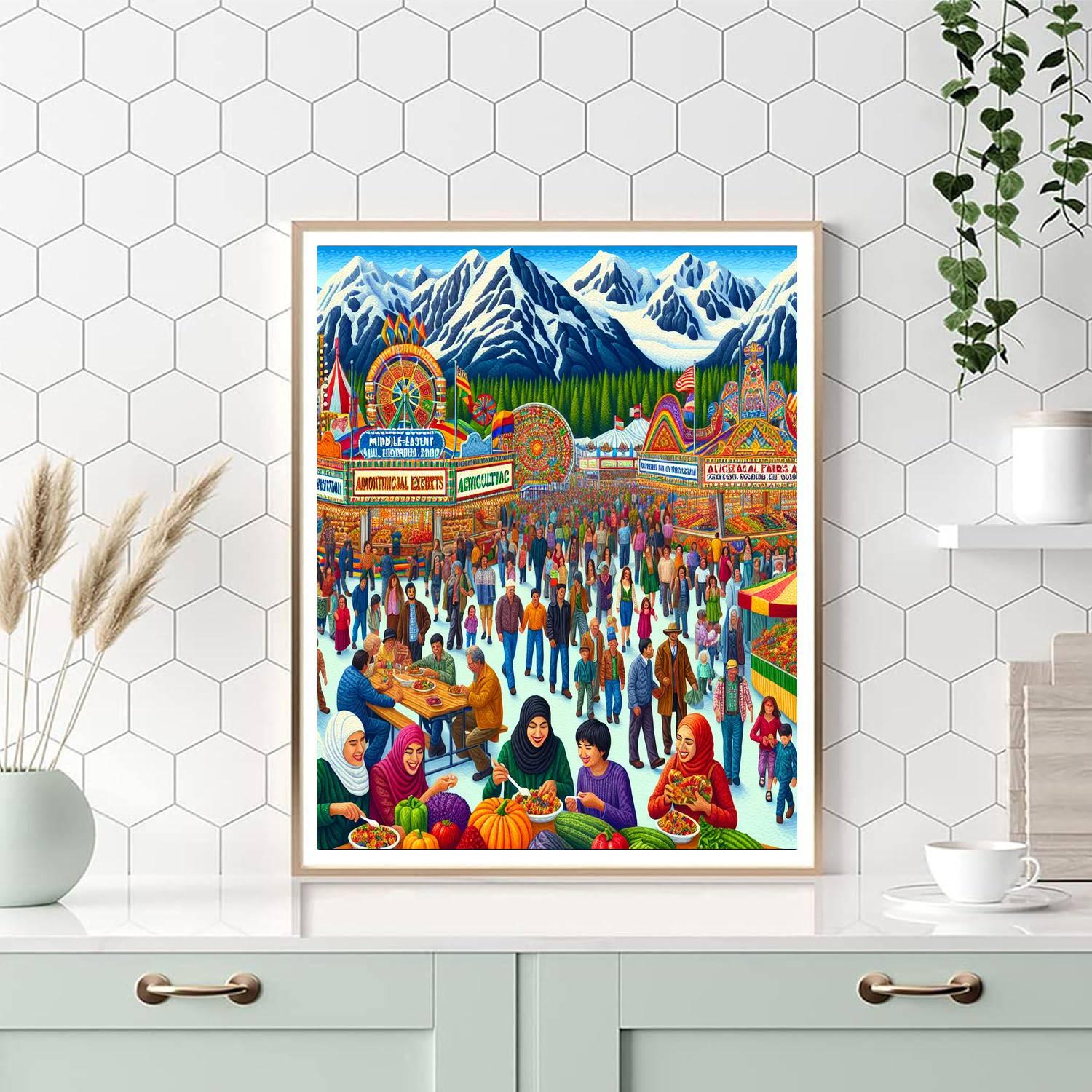 Alaska State Fair - United States Paint By Color
