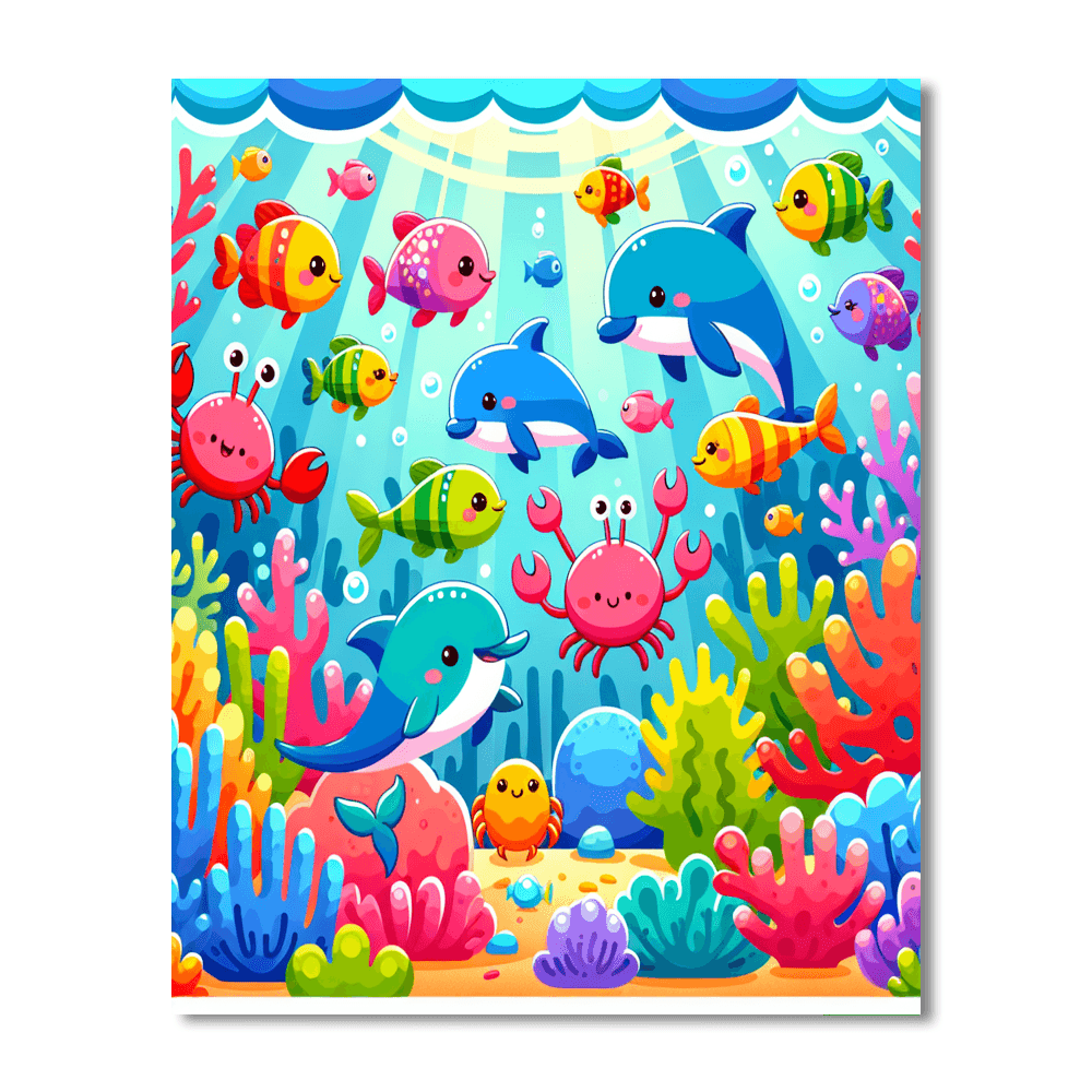 Under the Sea Celebration - DIY Painting By Numbers Kit – Artistry Rack