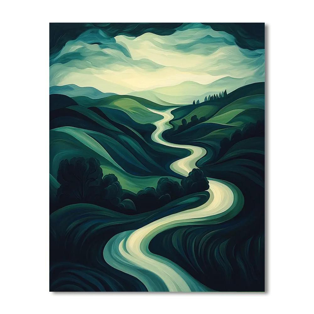 Caravaggio Inspired The Path Of Dreams  Paint By Color