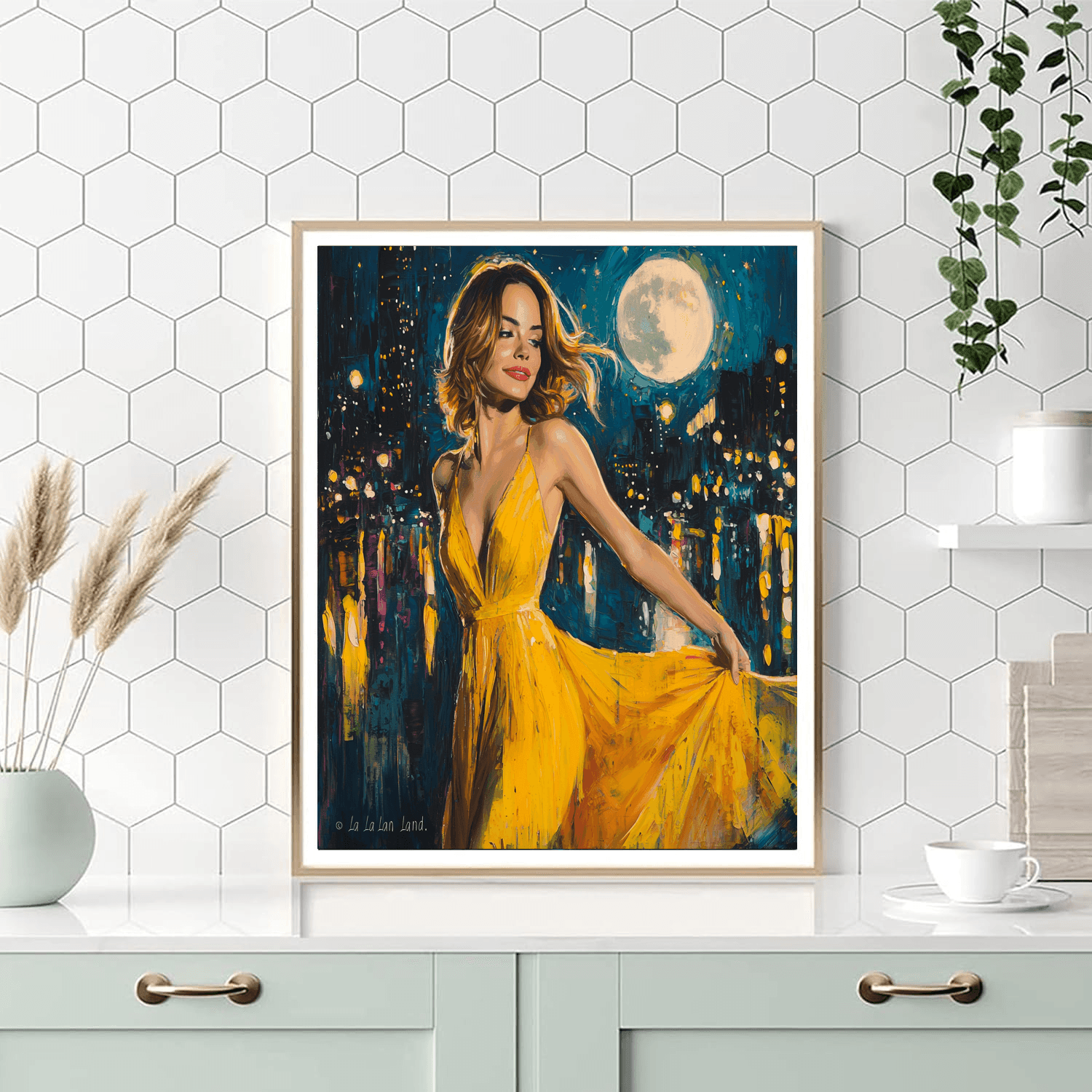 Emma Stone: Gleaming Stardust In The Moonlit City Of Stars Paint By Numbers Kits