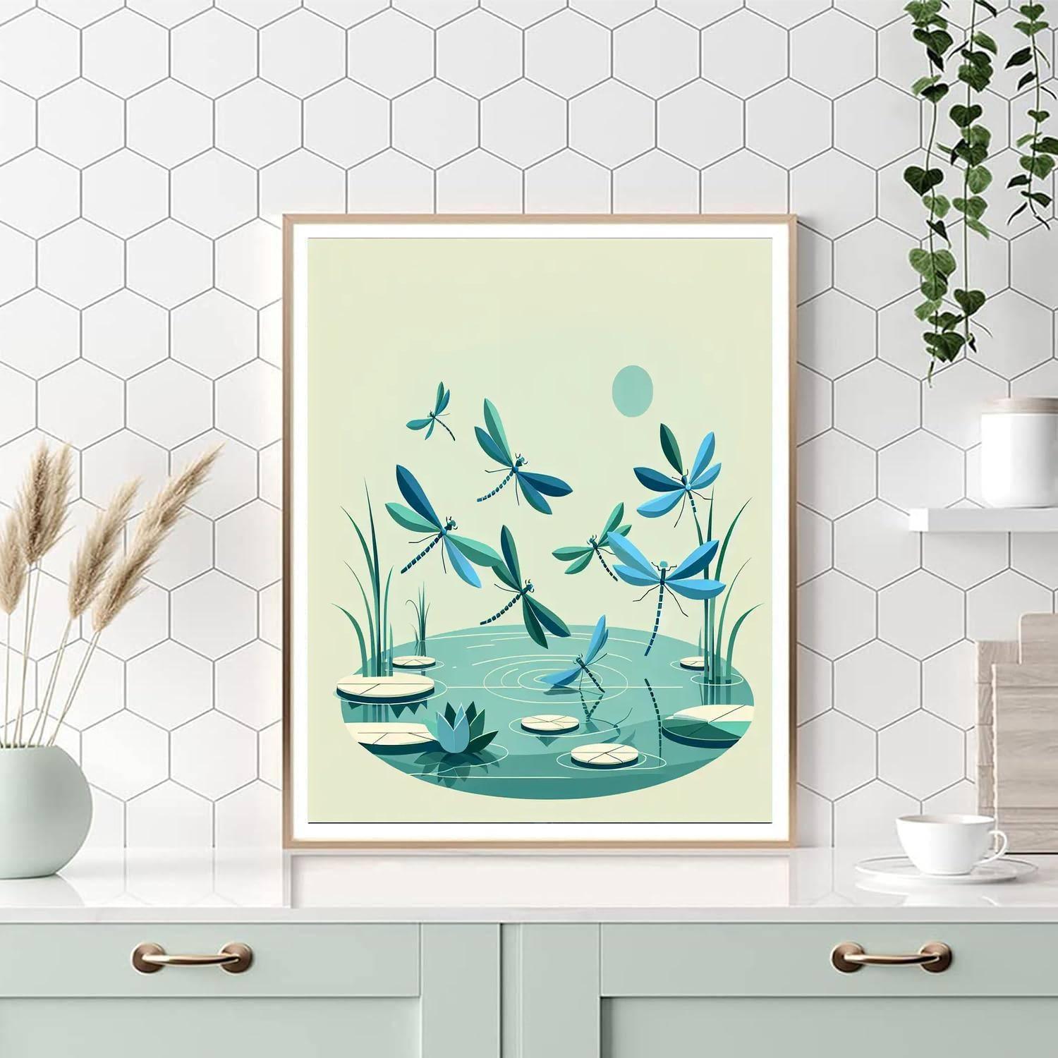 Dainty Dragonfly Dance Paint By Numbers Kits