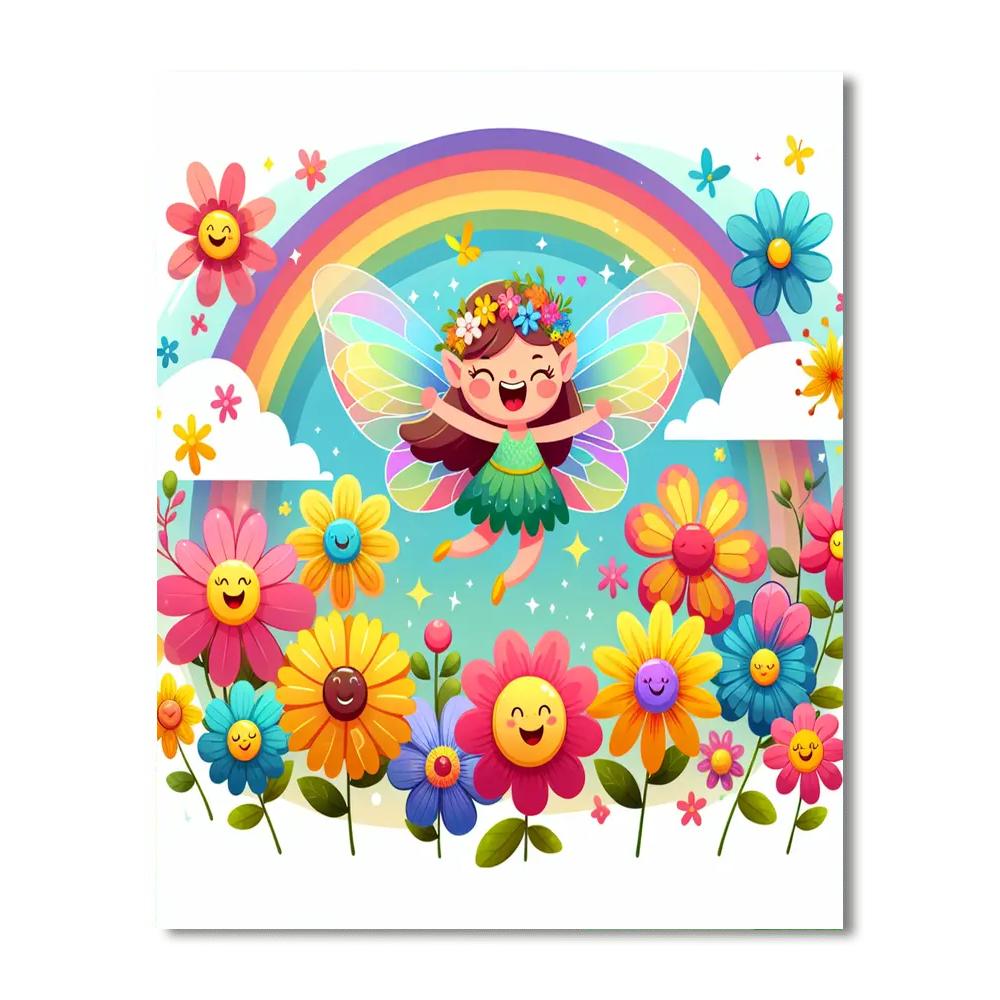 Rainbow Fairy's Flower Fete Paint By Numbers Kits