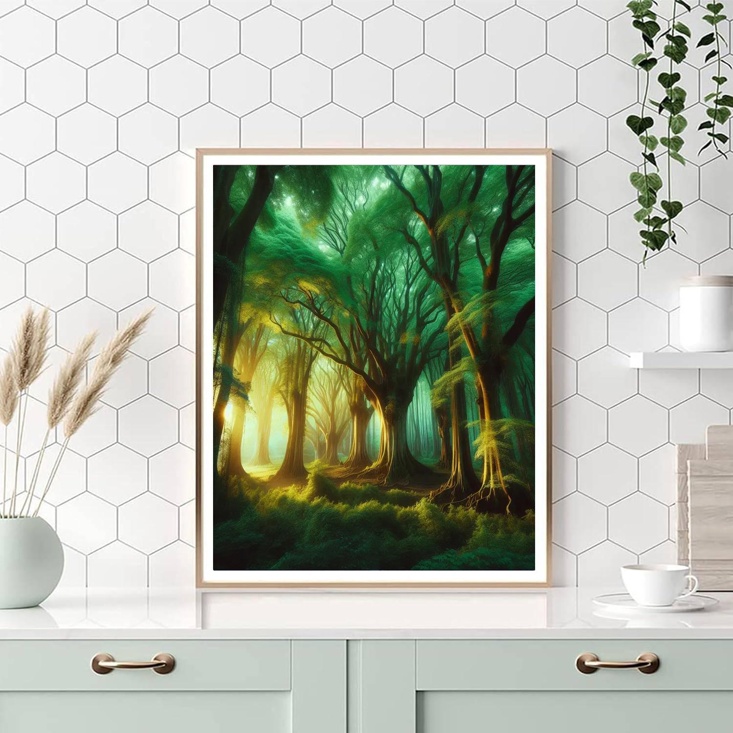 Ancient Forest Awakening Paint By Color