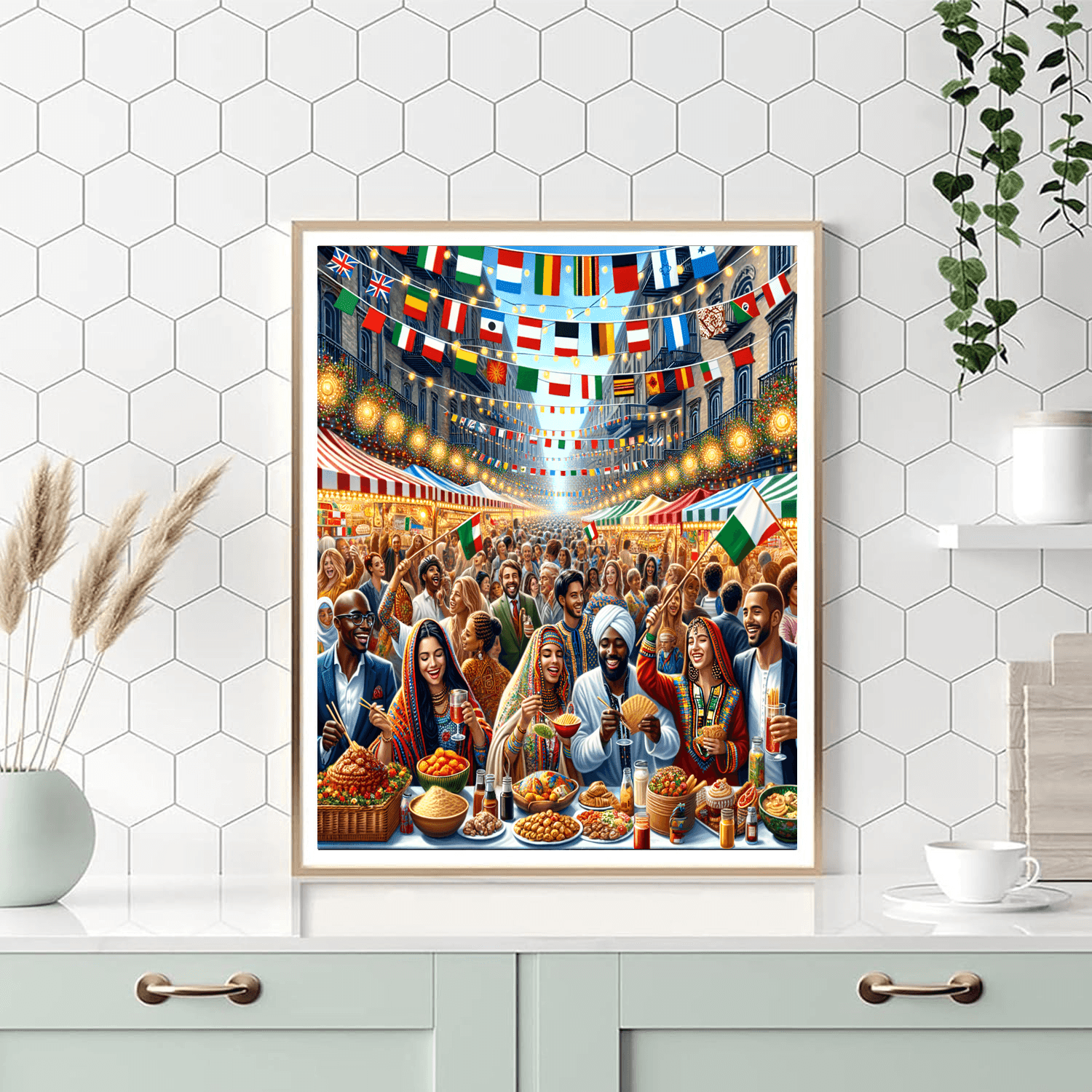 Feast Of San Gennaro - Usa Number Painting