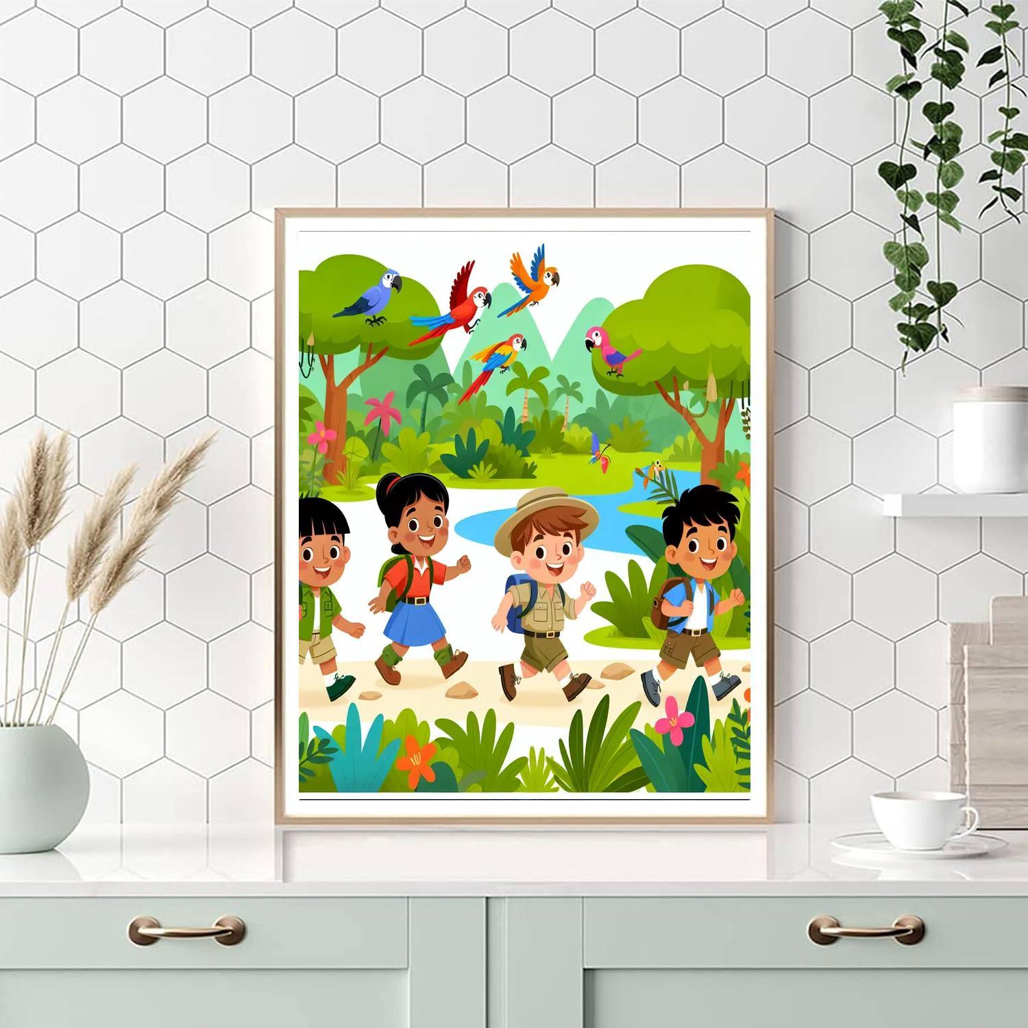 Daring Adventures Of Young Explorers Paint By Numbers