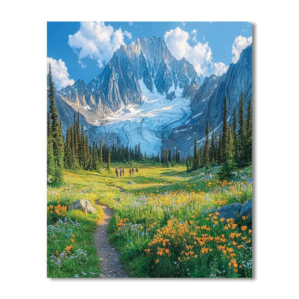 Mount Edith Cavell - Jasper National Park Paint By Numbers