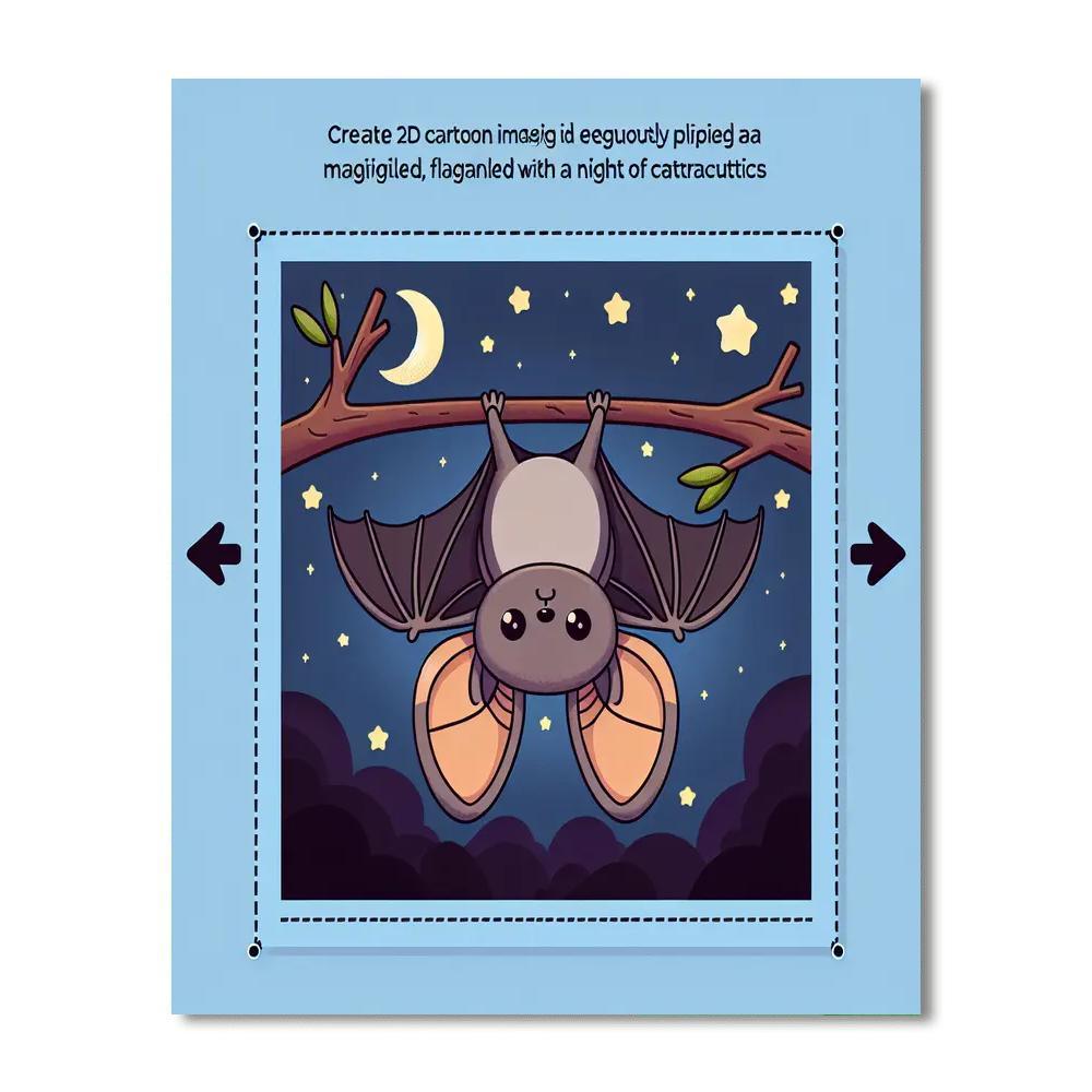 Brilliant Bat DIY Paint By Numbers