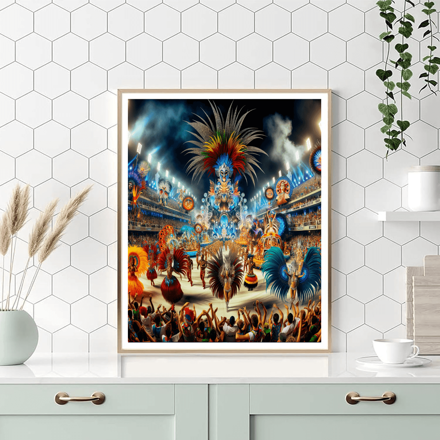 Rio Carnival - Rio De Janeiro, Brazil Paint By Number