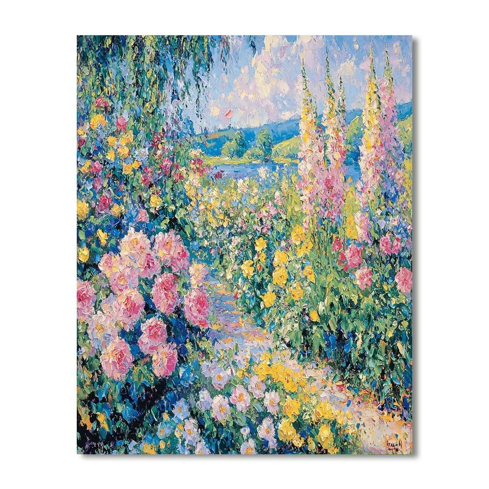 Claude Monet Inspired The Garden Of Enlightenment  Paint By Numbers Kits