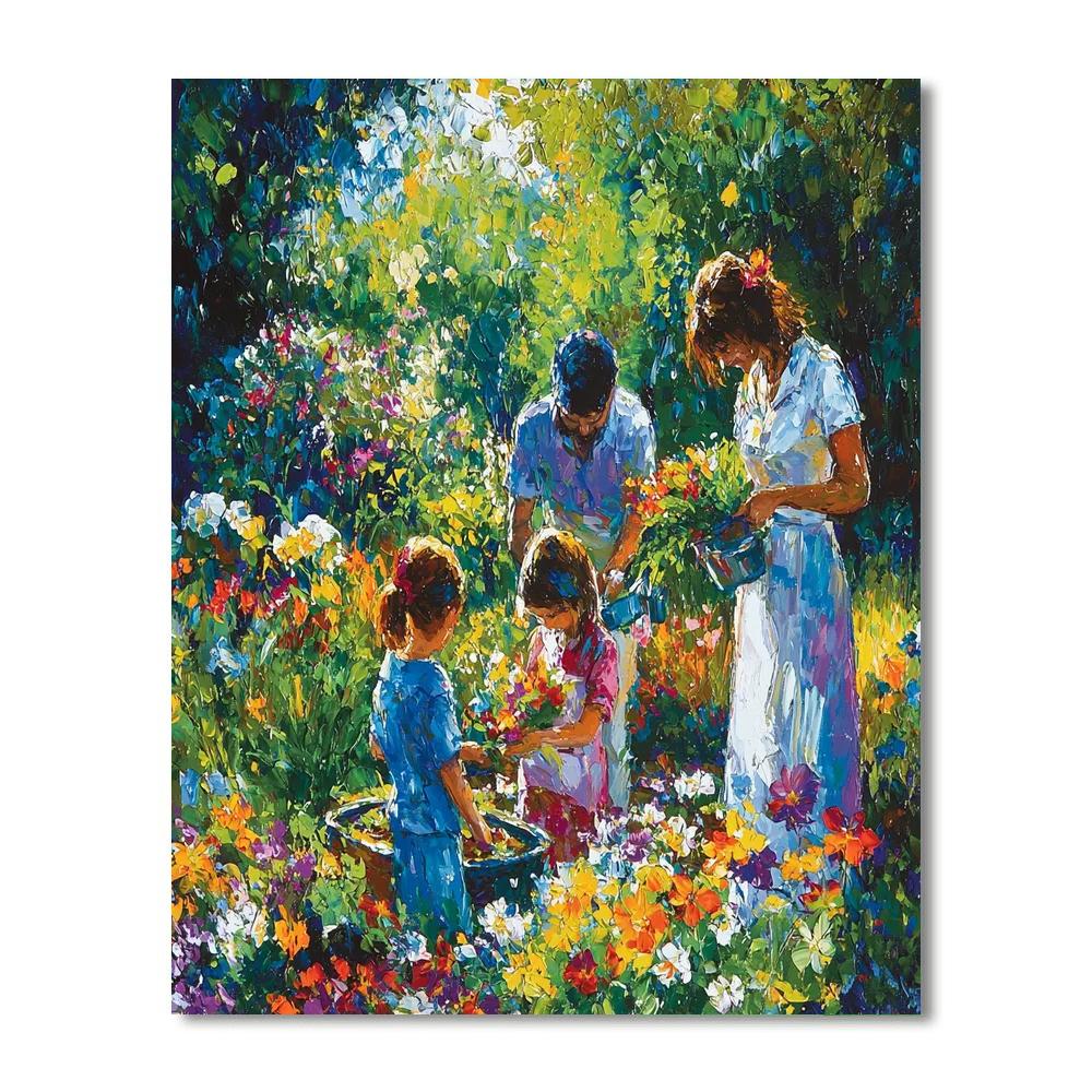 Love's Blossoming Painting By Numbers Kit