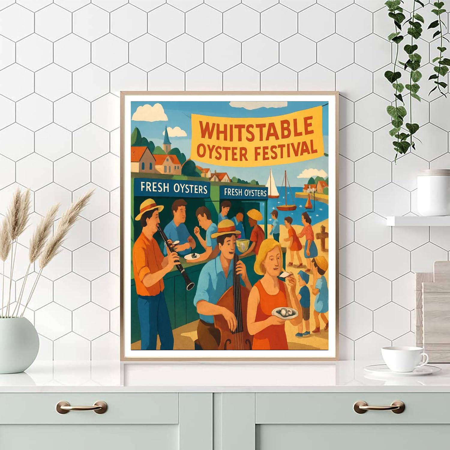 Whitstable Oyster Festival - Uk Paint By Numbers Kits