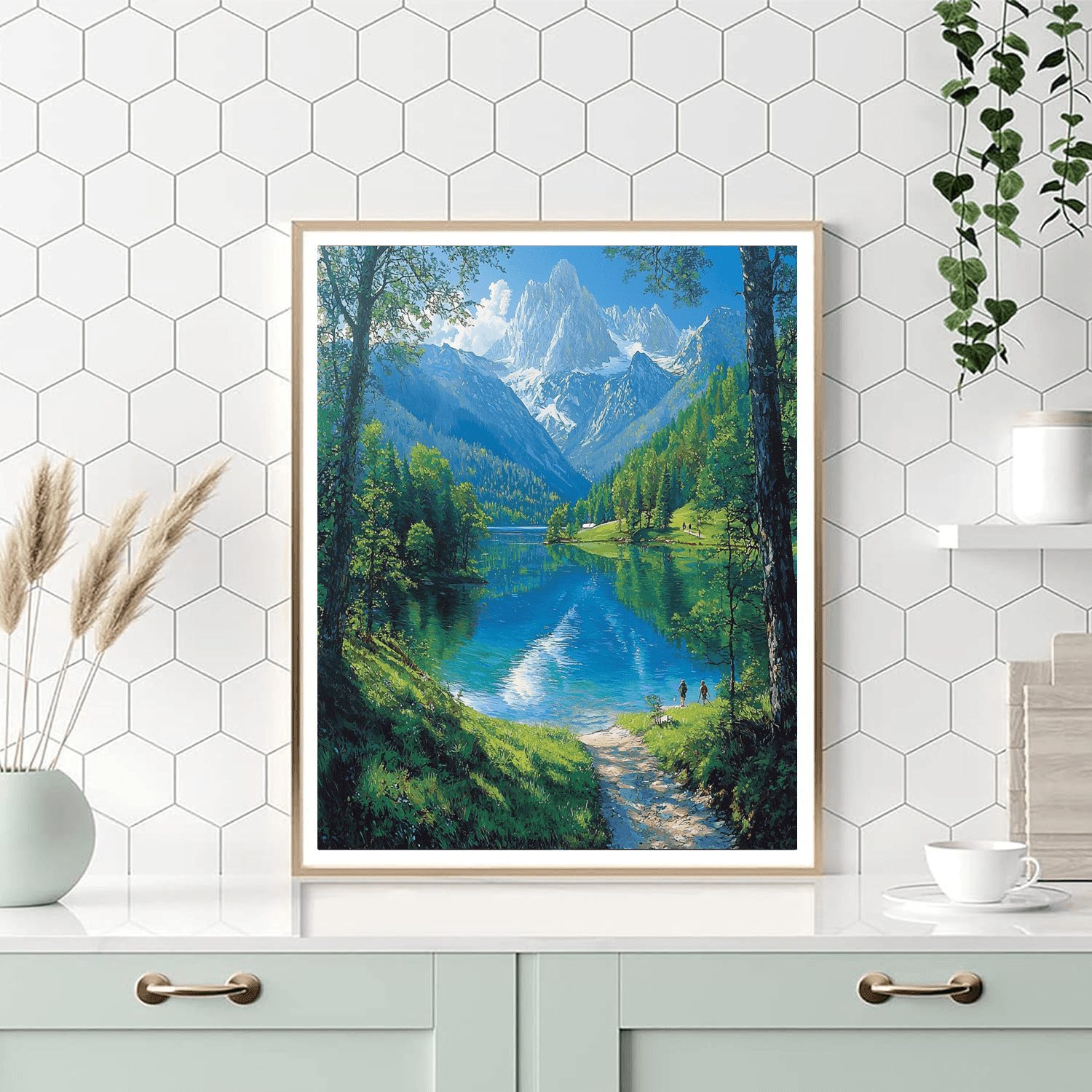 Gosau Lake Numbered Painting Kits