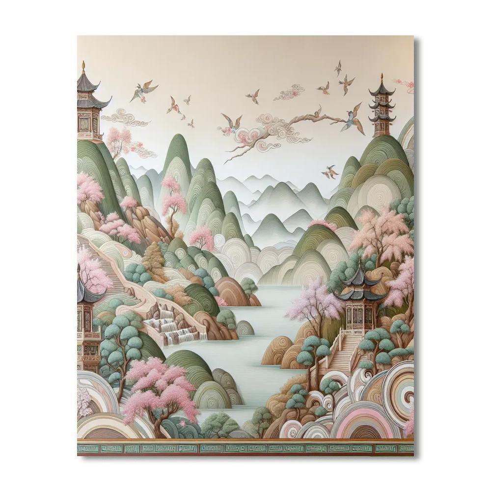 Ancient Eastern Harmony Paint By Number