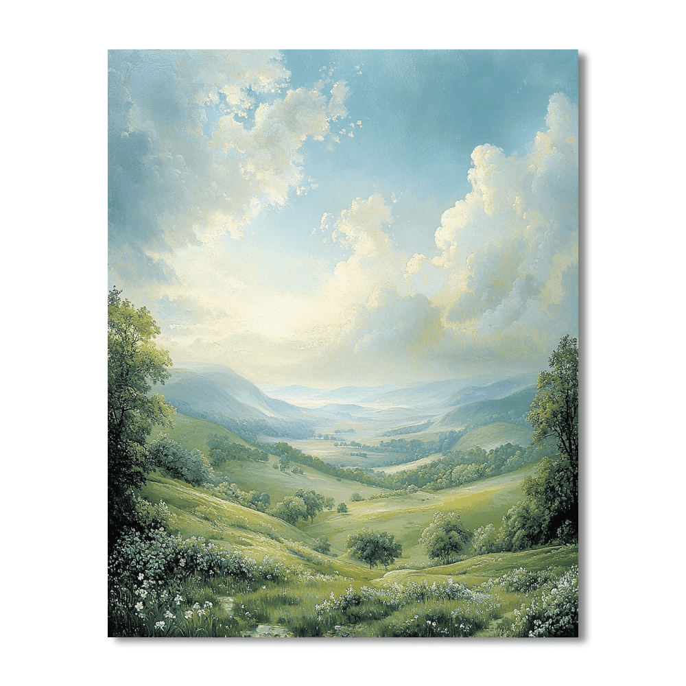 Caspar David Friedrich Inspired Ethereal Horizons  Painting By Numbers Kit