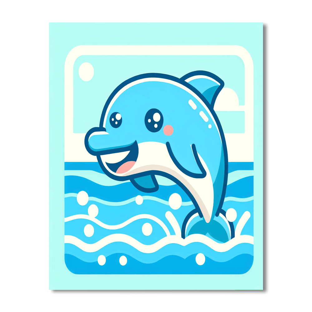 Dreamy Dolphin Paint By Numbers Kits