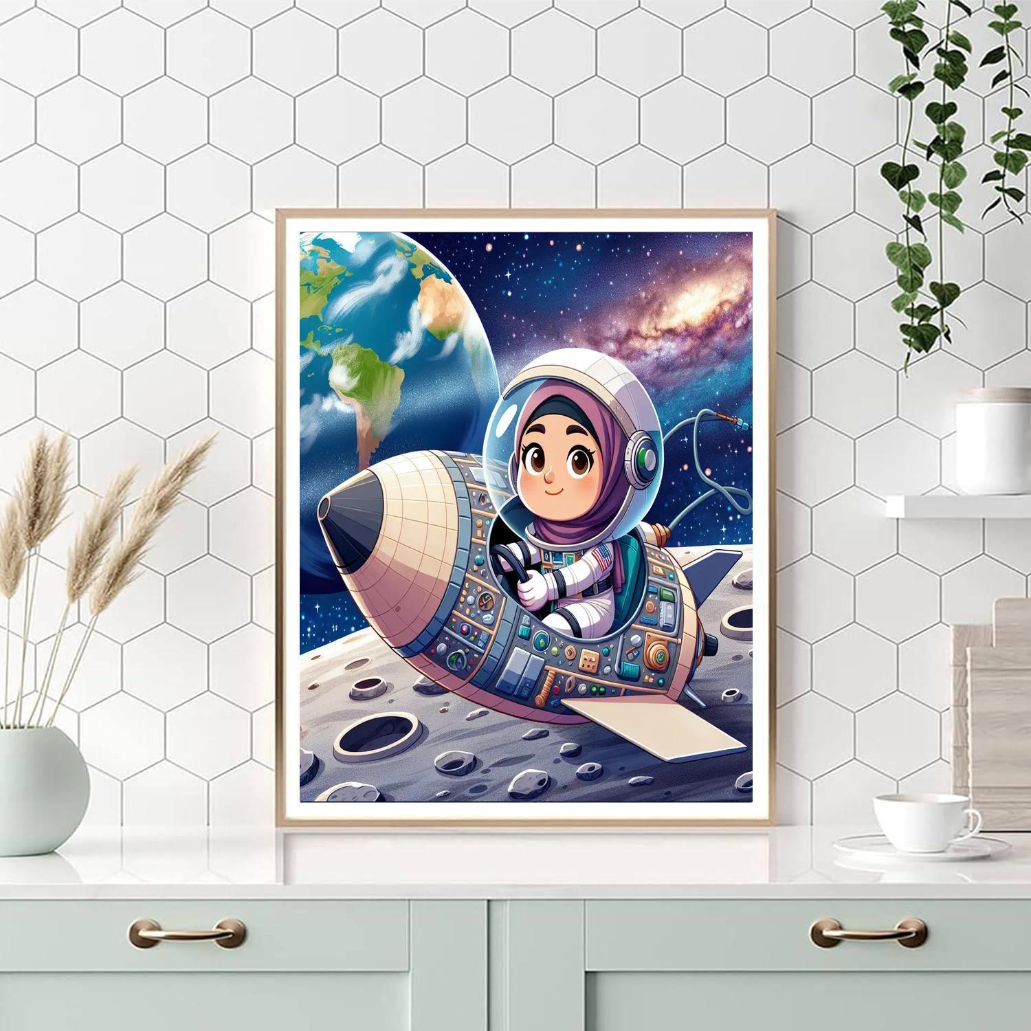 Lunar Voyage DIY Paint By Numbers