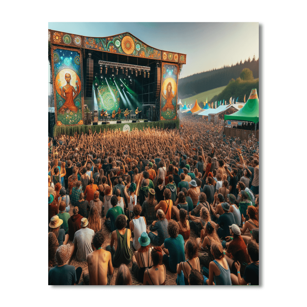 Rothbury Music Festival - Usa Paint By Numbers Kits