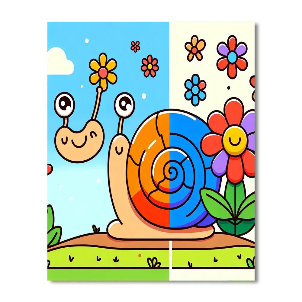 Happy Snail Paint By Numbers Kits