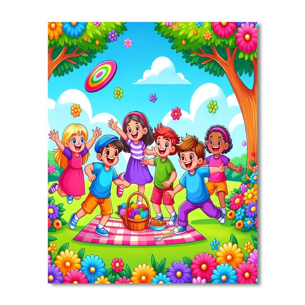 Joyful Park Day Paint By Number