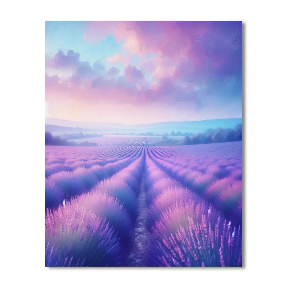 Dreamy Lavender Horizon Numbered Painting Kits