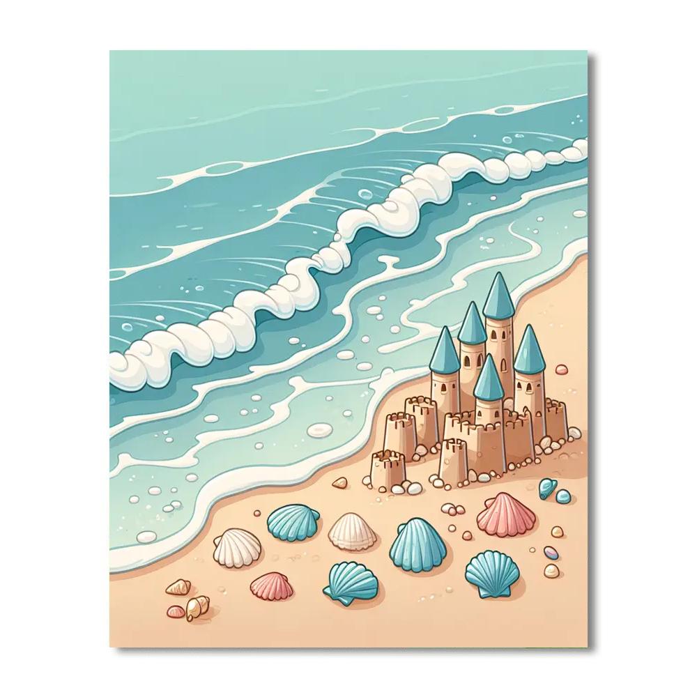Sunny Beachcomber's Paradise Paint By Color