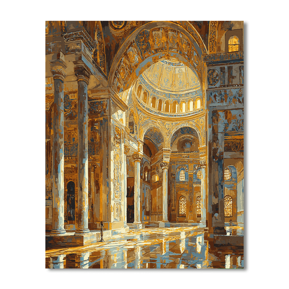 Hagia Sophia Grand Museum - Istanbul, Turkey Paint By Number