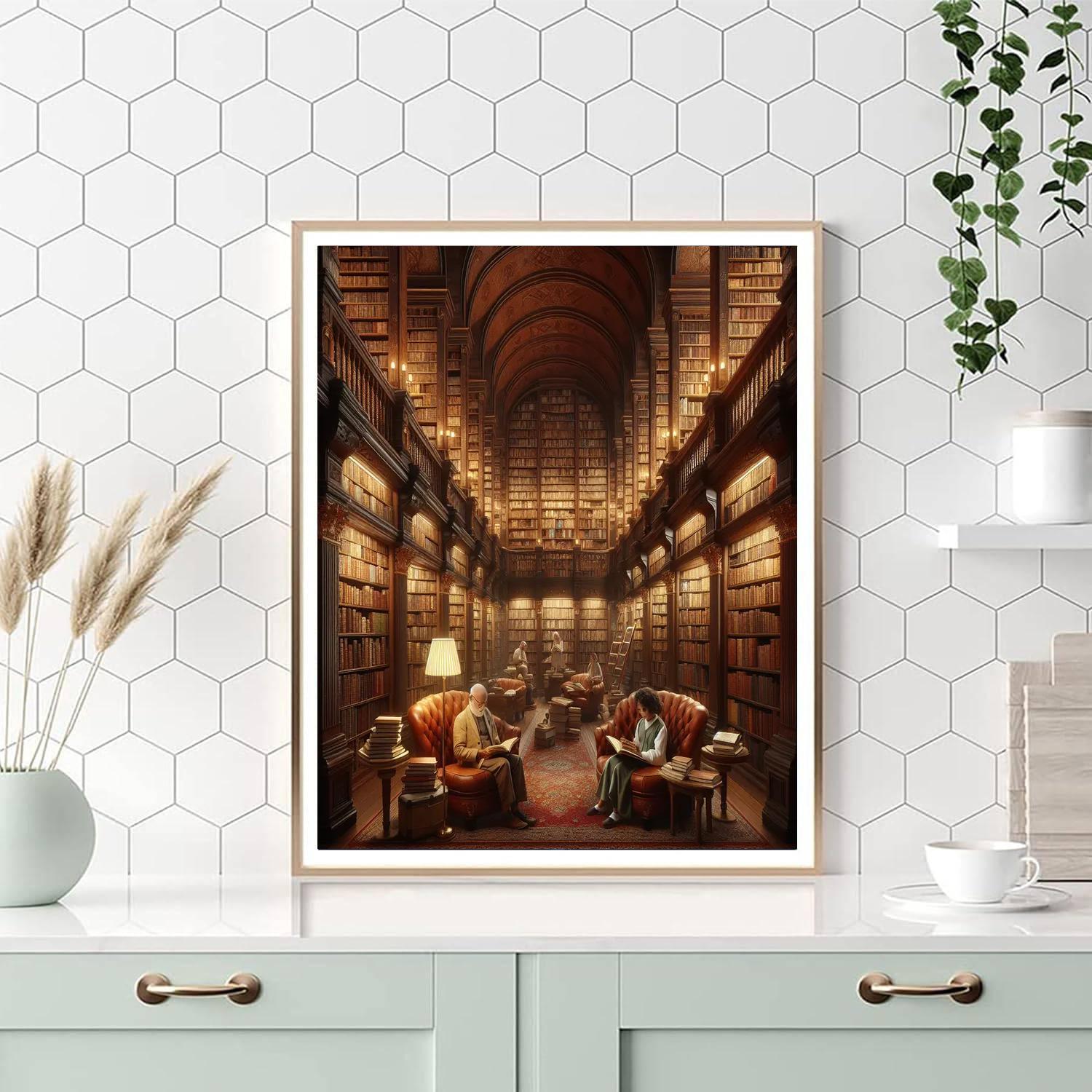 Library Of Timeless Tales DIY Paint By Numbers