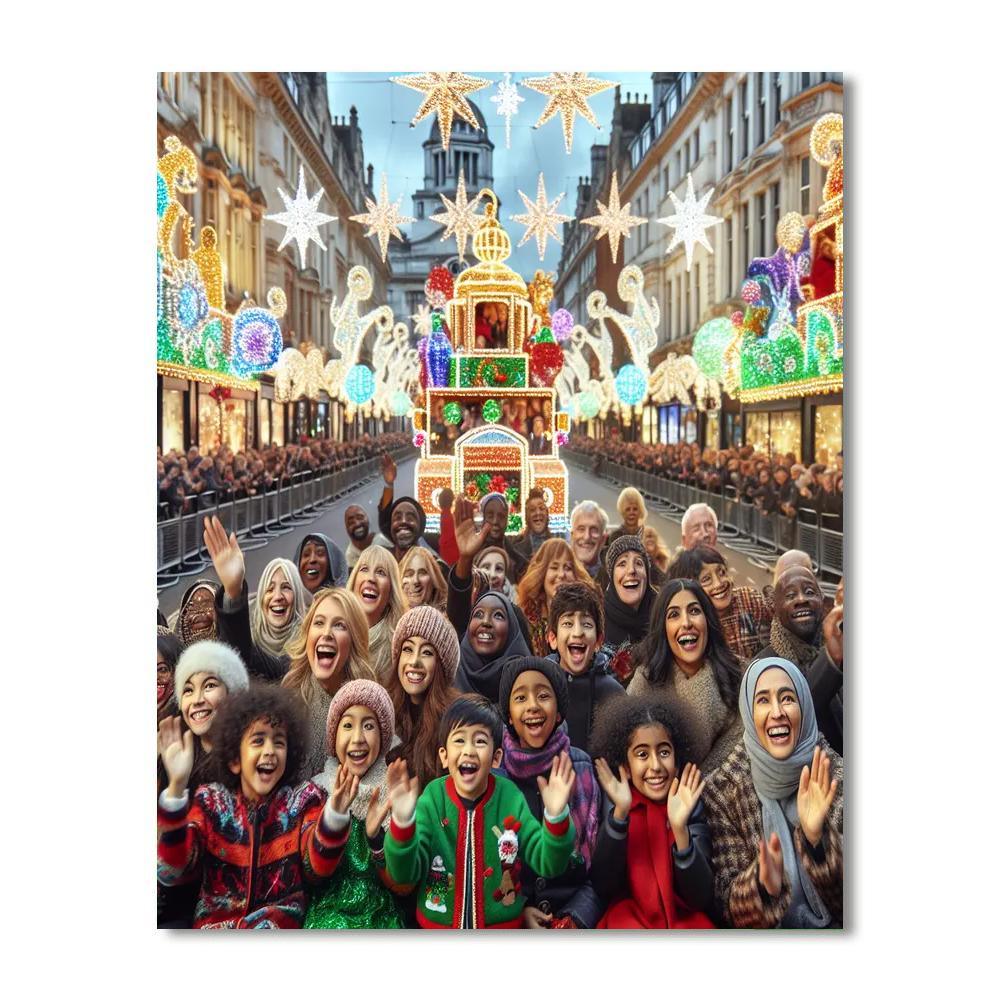 Harrods Christmas Parade Paint By Number
