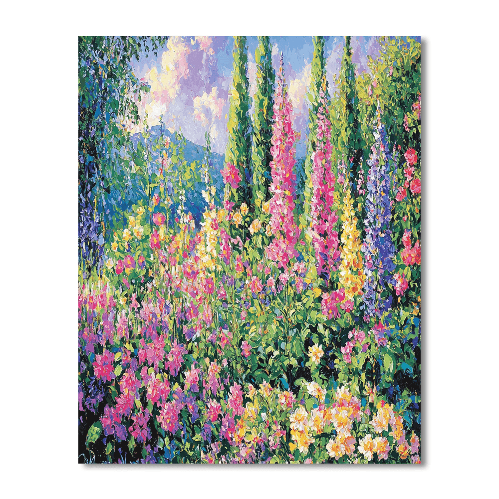 Claude Monet Inspired Dreamy Garden  Paint By Numbers