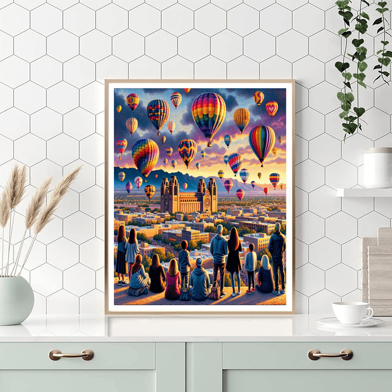 The International Balloon Fiesta Paint By Color