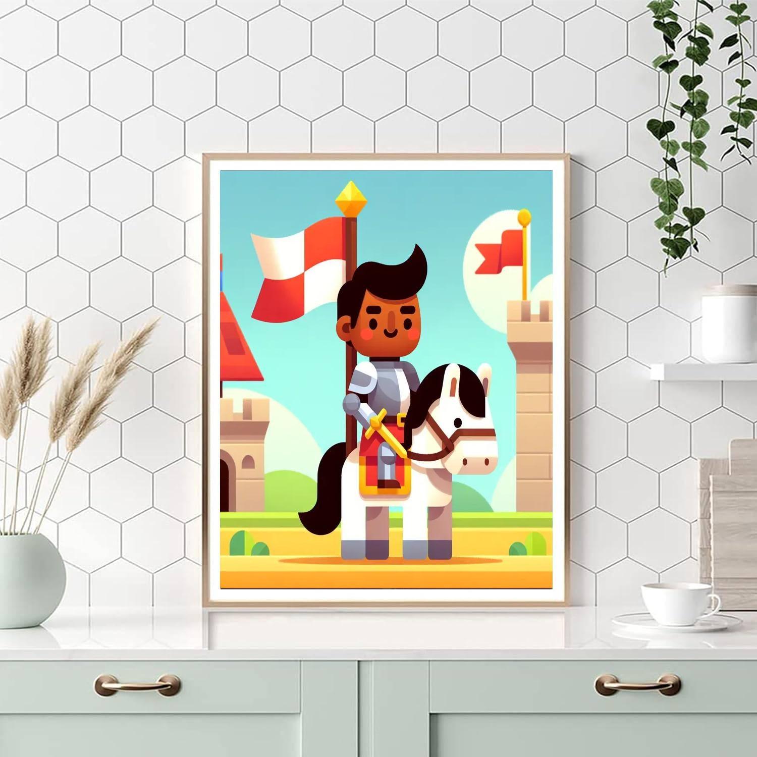 Castle Knight Adventure Paint By Numbers Kits