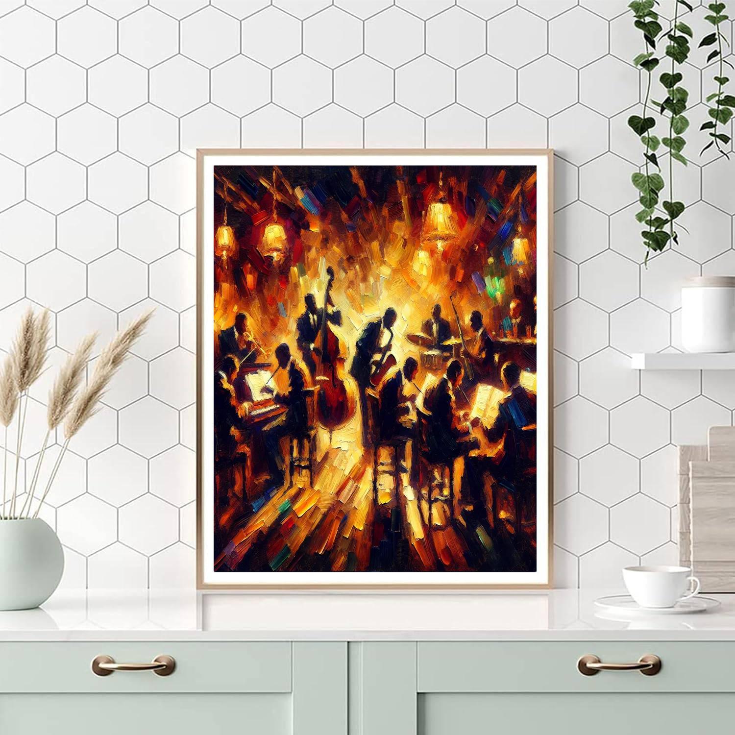 Evening Jazz Club Paint By Color