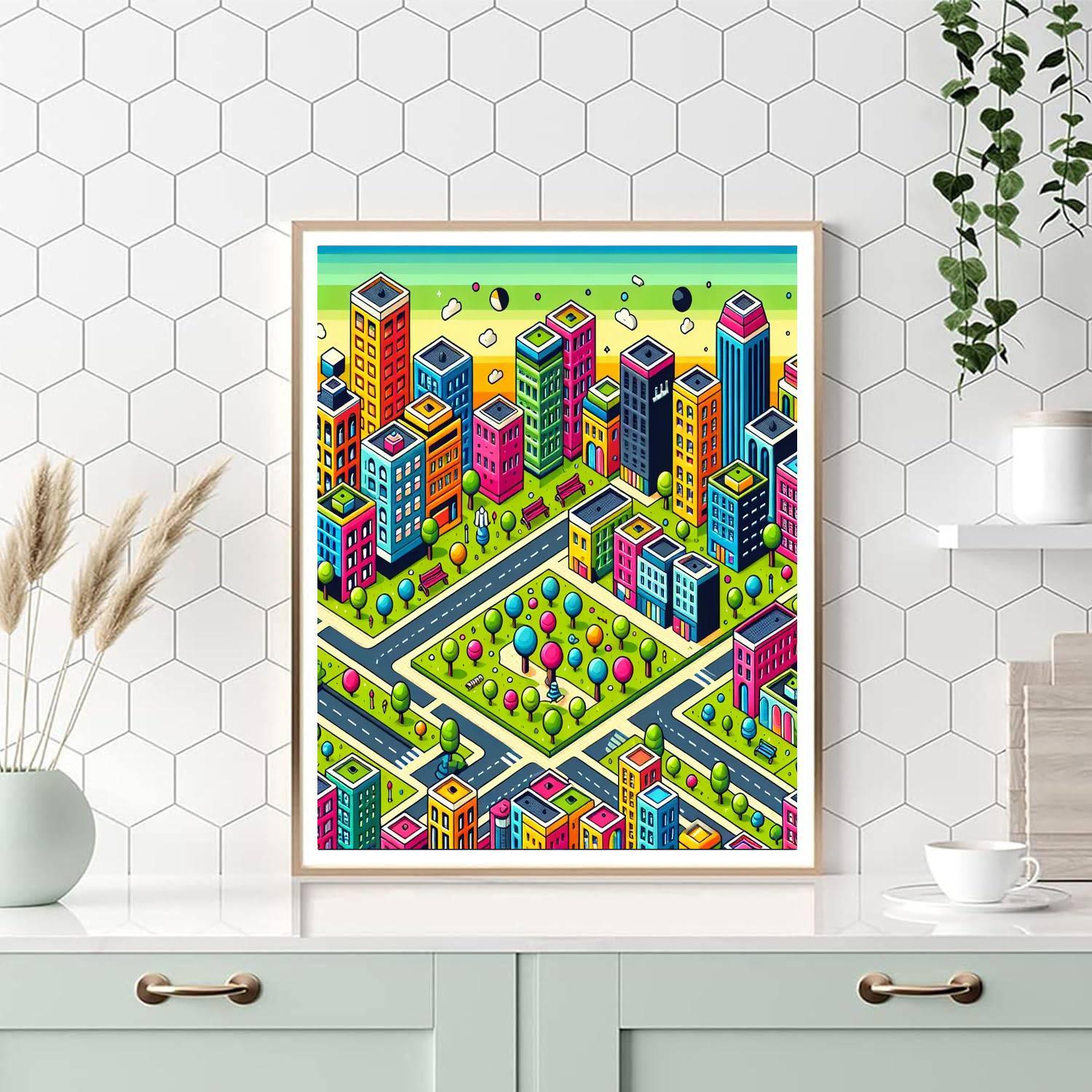 Cityscape Creators Paint By Numbers