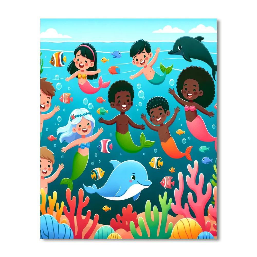 Ocean's Magical Adventure Paint By Color