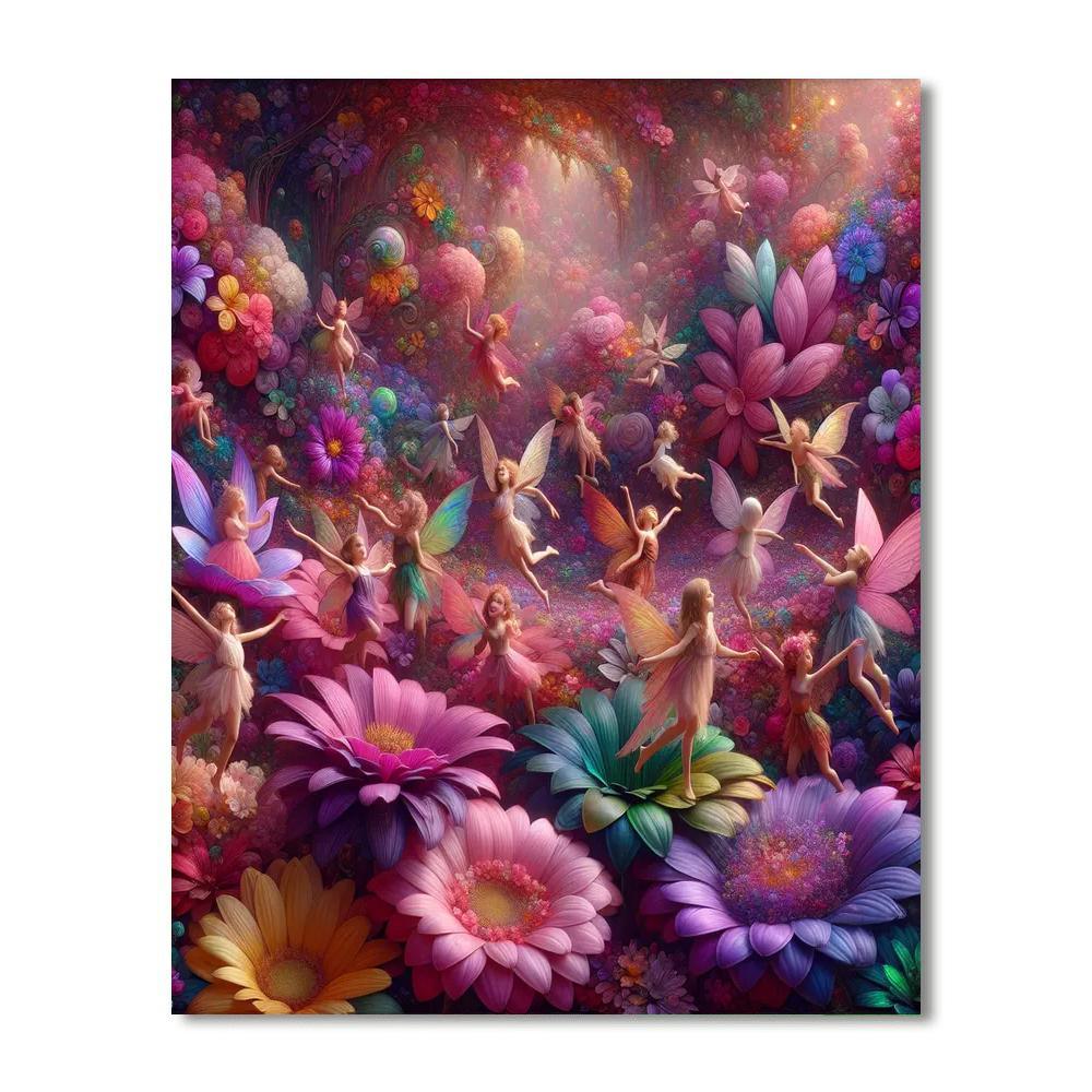 Whimsical Fairy Wonderland Paint By Numbers