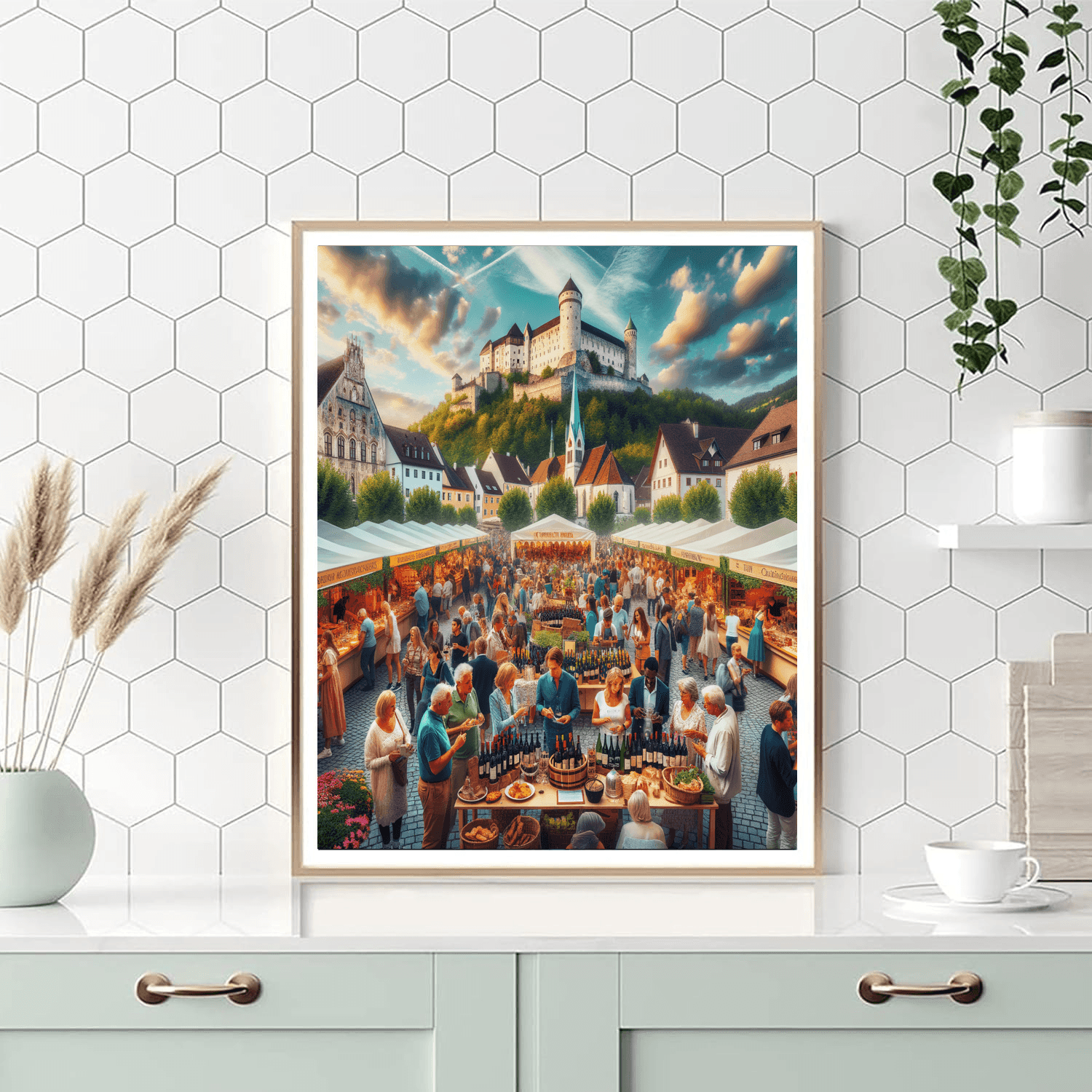 Budapest Wine Festival Number Painting