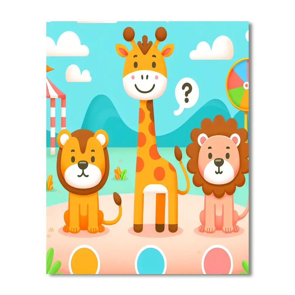 Zoo Animal Expedition Numbered Painting Kits
