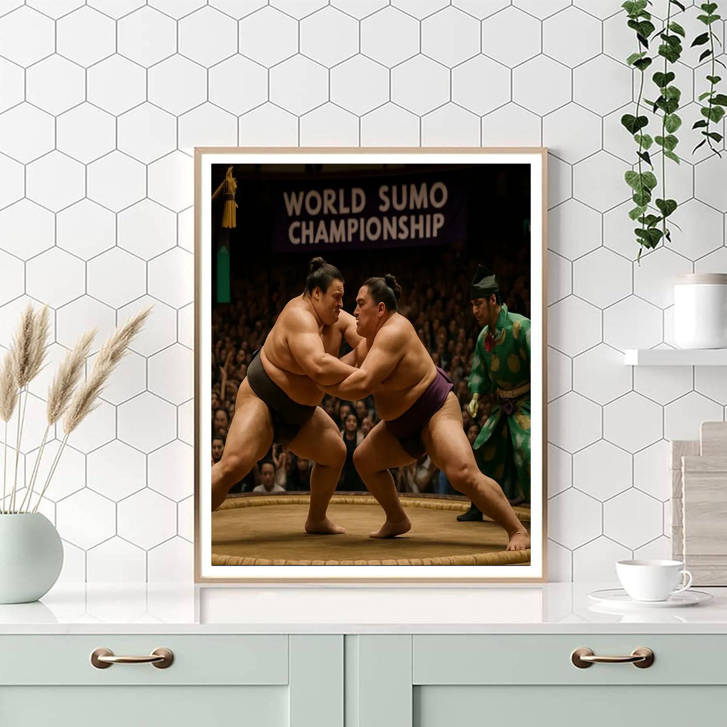 World Sumo Championship Painting Number Kit
