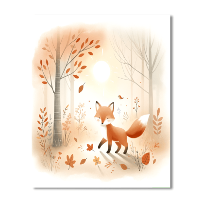 Wandering Wild Fox Paint By Color